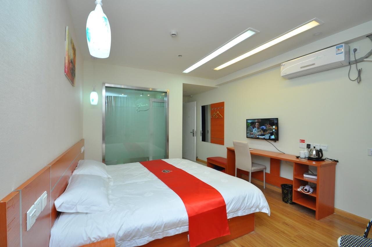 Thank Inn Chain Hotel West Eleven Road Mall Linyi  Eksteriør billede